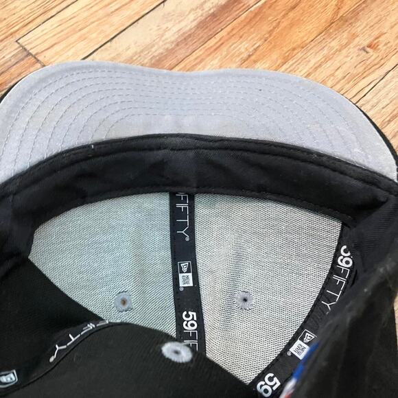 Tampa Bay‎ Rays Black Fitted MLB Baseball Cap New Era - Picture 5 of 5